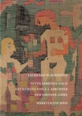 Cover: Textilarbeiten nach Entw&uuml;rfen von E. L. Kirchner der Davoser Jahre - Galerie Kornfeld Verlag AG