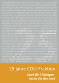 Cover: 25 Jahre CDU-Fraktion - Druckhaus Gera