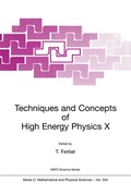 Cover: Techniques and Concepts of High Energy Physics X - Springer