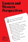 Cover: Eastern and Western Perspectives - University of Toronto Press