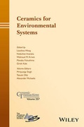 Cover: Ceramics for Environmental Systems - Wiley