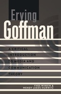 Cover: Erving Goffman - Peter Lang Verlag