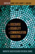 Cover: The Discourse of Disability in Communication Education - Peter Lang Verlag