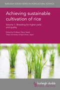 Cover: Achieving sustainable cultivation of rice Volume 1 - Burleigh Dodds Science Publishing