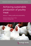 Cover: Achieving sustainable production of poultry meat Volume 1 - Burleigh Dodds Science Publishing