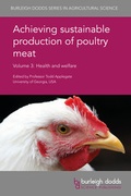Cover: Achieving sustainable production of poultry meat Volume 3 - Burleigh Dodds Science Publishing