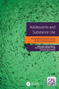 Enlarge image Cover: Adolescents and Substance Use - CRC Press