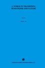 Cover: A World In Transition: Humankind and Nature - Springer
