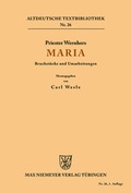 Cover: Maria - De Gruyter