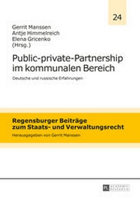 Abbildung von: Public-private-Partnership im kommunalen Bereich - Peter Lang Verlag