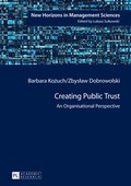 Cover: Creating Public Trust - Peter Lang Verlag