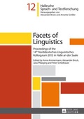 Cover: Facets of Linguistics - Peter Lang Verlag