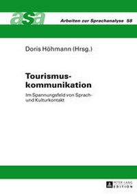 Abbildung von: Tourismuskommunikation - Peter Lang Verlag