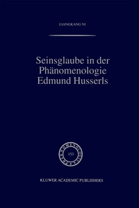 Abbildung von: Seinsglaube in der Phänomenologie Edmund Husserls - Springer