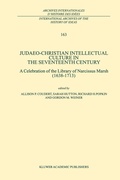 Cover: Judaeo-Christian Intellectual Culture in the Seventeenth Century - Springer