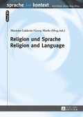 Cover: Religion und Sprache- Religion and Language - Peter Lang Verlag