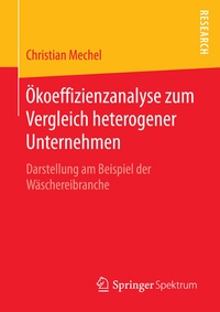 Bild vergrößern Bild: Ökoeffizienzanalyse zum Vergleich heterogener Unternehmen - Springer Spektrum
