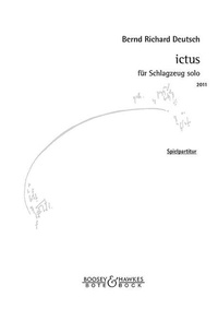 Abbildung von: ictus - Boosey & Hawkes Bote & Bock