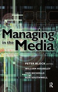 Cover: Managing in the Media - Routledge