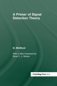 Enlarge image Cover: A Primer of Signal Detection Theory - Psychology Press Ltd