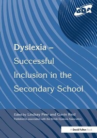 Bild: Dyslexia-Successful Inclusion in the Secondary School - CRC Press