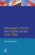 Cover: Newspapers and English Society 1695-1855 - Routledge