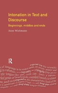 Cover: Intonation in Text and Discourse - Routledge