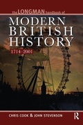 Cover: Longman Handbook to Modern British History 1714 - 2001 - Routledge