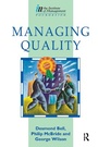 Cover: Managing Quality - Routledge