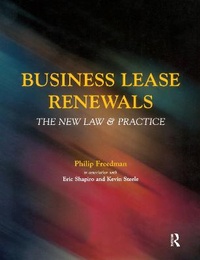 Abbildung von: Business Lease Renewals - CRC Press