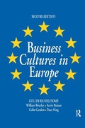Cover: Business Cultures in Europe - Routledge
