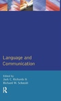 Cover: Language and Communication - Routledge