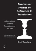 Cover: Contextual Frames of Reference in Translation - Routledge