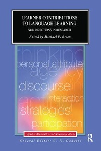 Enlarge image Cover: Learner Contributions to Language Learning - Routledge