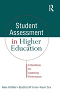 Cover: Student Assessment in Higher Education - Routledge
