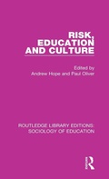 Cover: Risk, Education and Culture - Routledge