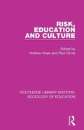 Cover: Risk, Education and Culture - Routledge
