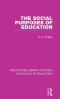 Cover: The Social Purposes of Education - Routledge