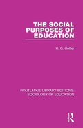 Cover: The Social Purposes of Education - Routledge