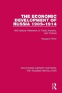 Cover: The Economic Development of Russia 1905-1914 - Routledge