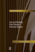 Cover: Law and Recovery From Disaster: Hurricane Katrina - Routledge