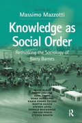 Cover: Knowledge as Social Order - Routledge