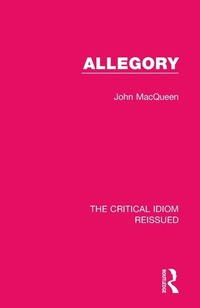 Enlarge image Cover: Allegory - Routledge