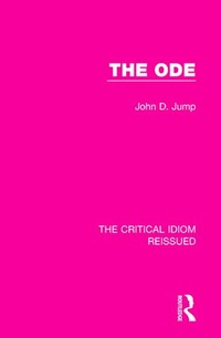 Enlarge image Cover: The Ode - Routledge