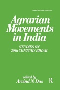 Cover: Agrarian Movements in India - Routledge
