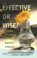 Cover: Effective or Wise? - Peter Lang Verlag
