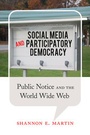 Cover: Social Media and Participatory Democracy - Peter Lang Verlag