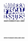 Cover: Modern Fiscal Issues - University of Toronto Press