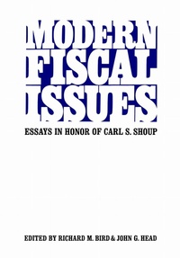 Enlarge image Cover: Modern Fiscal Issues - University of Toronto Press