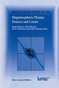 Abbildung von: Magnetospheric Plasma Sources and Losses - Kluwer Academic Publishers
